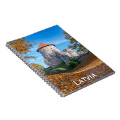 森に囲まれた中世の城 ノートブック (右側)