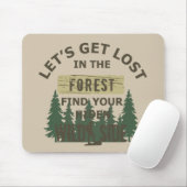 森に失った入って魂を見つけよう マウスパッド (マウス)