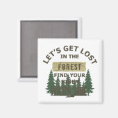 森に失った入って魂を見つけよう マグネット (正面/裏面)