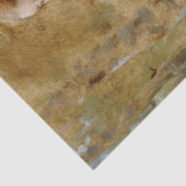 森に座る女エレガント美しい 薄葉紙 (詳細)