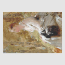 森に座る女エレガント美しい