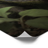 森に潜むいたずら好きゴブ幽霊のよく出るリン ポスター (角)