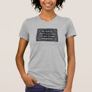 森に無線LANなし – Tシャツ