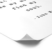 森に行く – ジョン・ミュアプリント ポスター (角)