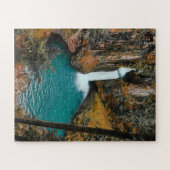 森に隠れた滝 ジグソーパズル (横)