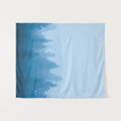 森に霧が立つ タペストリー (正面(横))