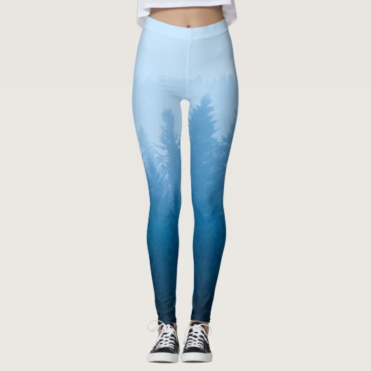 森に霧が立つ レギンス (正面)