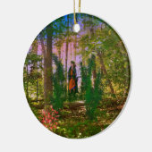 森に セラミックオーナメント (左)