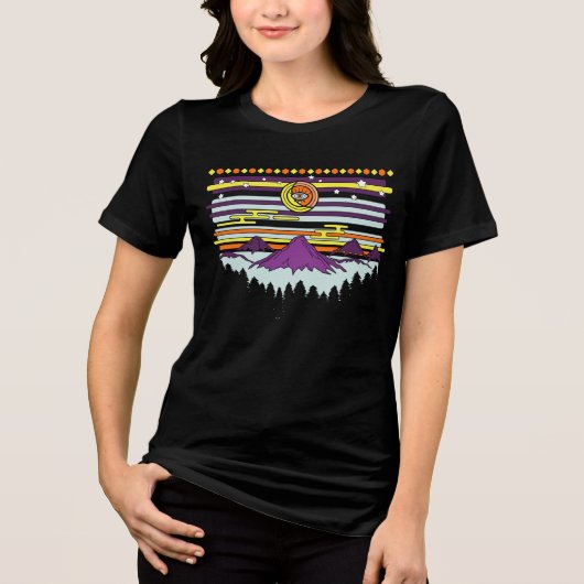 森に トライブレンドTシャツ (正面)