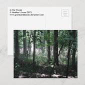 森に ポストカード (正面/裏面)