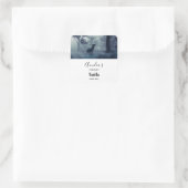 森に〔雄ジカの〕枝角を持つ鹿 – Candle Business スクエアシール (バッグ)