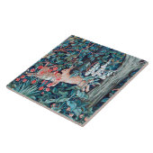 森のうさぎウィリアム・モリス タイル (側面)