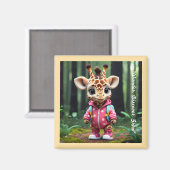 「森のおもしろいとジェラルド」 マグネット (正面/裏面)