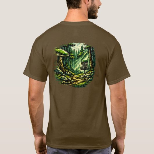 森のかご Tシャツ (裏面)