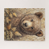 森のかわいいクマ ジグソーパズル (横)