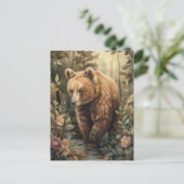 森のはがきに忍び込む ポストカード (スタンド正面)