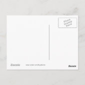 森のはがきの女性 ポストカード (裏面)