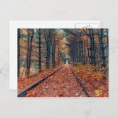 森のはがきを通る ポストカード (正面/裏面)