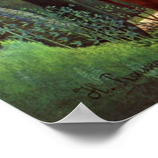 森のふちに ポスター (角)