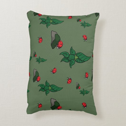 森のアクセント枕を歩く アクセントクッション (裏面(縦))