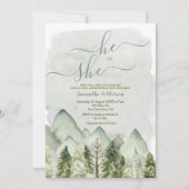 森のアドバ素晴らしントジェンダーの表示 招待状 (正面)