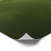 森のイチゲの自然写真 ポスター (角)