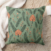 「森のイメージパターンデザイン枕」 クッション (ブランケット)