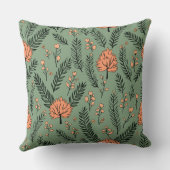 「森のイメージパターンデザイン枕」 クッション (裏面)