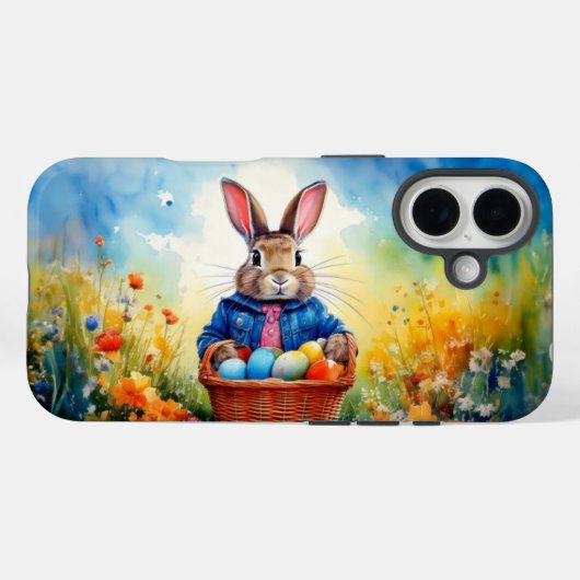 森のイースターバニー Case-Mate iPhoneケース (裏面 (横))
