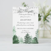 森のウェディング, ストリングライト, 結婚式の招待状 招待状 (スタンド正面)