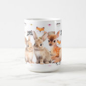 森のウサギの子鹿コーヒーマグ コーヒーマグカップ (中央)