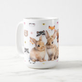 森のウサギの子鹿コーヒーマグ コーヒーマグカップ (正面左)
