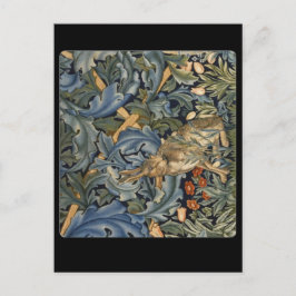 森のウサギbyウィリアム・モリス。 ポストカード
