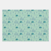 森のエレガント地図 ラッピングペーパーシート (正面2)