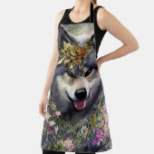 森のオオカミ エプロン (インサイチュ)