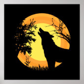 森のオオカミ ポスター (正面)