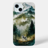 森のオオカミ Case-Mate iPhoneケース (裏面)