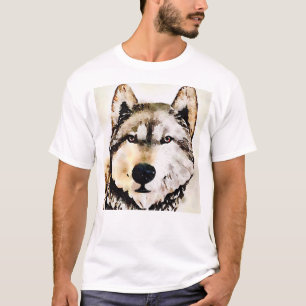 森のオオカミ Tシャツ