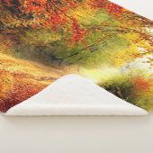 森のオータムの道 シェルパブランケット (3/4)