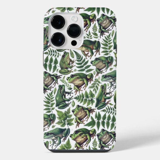 森のカエル マグカップ iPhoneケース (裏面)