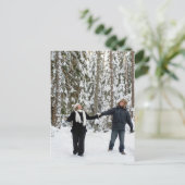 森のカップル ポストカード (スタンド正面)