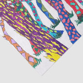 森のカラフル熱狂するおもしろいの幸せ 薄葉紙 (詳細)