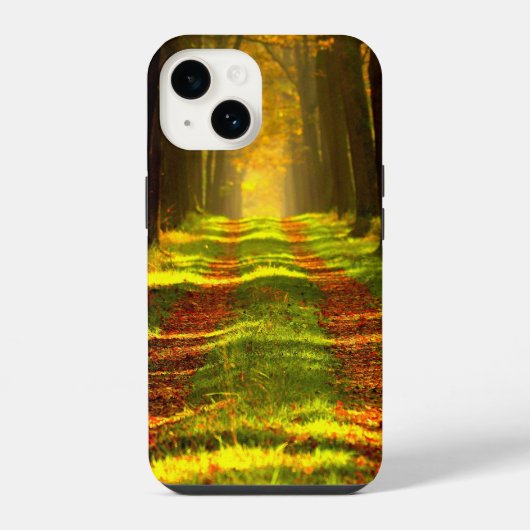 森のカワウソボックスiPhoneケース iPhoneケース (裏面)