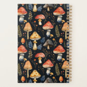 森のキノコとシダ プランナー手帳 (裏面)