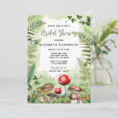 森のキノコとフキの森のブライズシャワー 招待状 (スタンド正面)