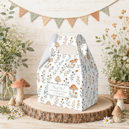 森のキノコと野の花、葉のボタニカル | フェイバーボックス