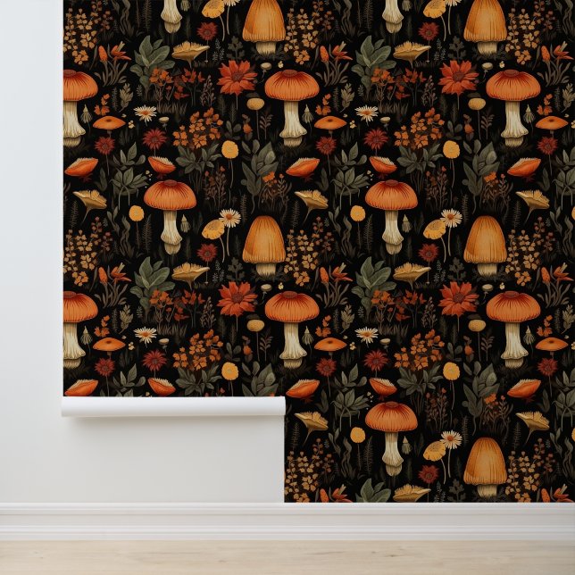 森のキノコのパスのデジタルアート 壁紙 (アプリケーション)