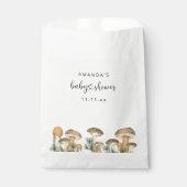 森のキノコの赤ちゃんシャワー フェイバーバッグ (正面)