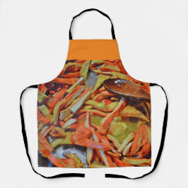 森のキノコの鶏 エプロン