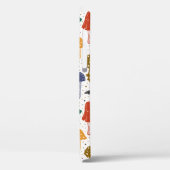 森のキノコ。シームレスなパターン、テクスチャ、バックグ Case-Mate iPhoneケース (裏面 / 左)